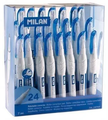 Produktbild von MILAN Korrekturstift 7ml Metallspitze Büro Schule Schnelltrocknend
