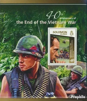 Produktbild von Briefmarken Salomoninseln 2015 Mi Block 393 (kompl. Ausg.) postfrisch Vietnamkrieg