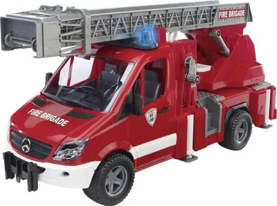 Obrázok produktu pre BRUDER Mercedes Benz Sprinter Fire engine, 4 rok / roky, ABS umelá hmota, Šedá, Červená, Biela
