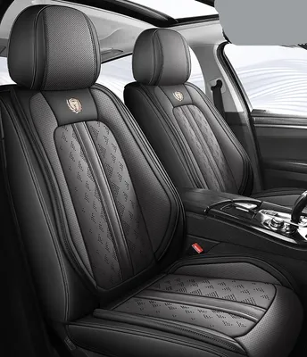 Immagine prodotto di Coprisedili per auto – Set completo universale di rivestimenti per sedili in Pelle sintetica impermeabile, per 5 sedili