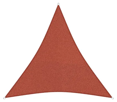 Produktbild von sunprotect 83217 Professional Sonnensegel 3,6 x 3,6 x 3,6 m Dreieck wind- & wasserdurchlässig, rot