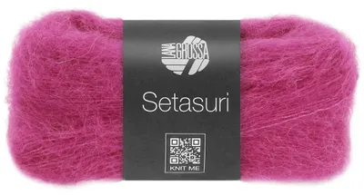 Produktbild von Lana Grossa SETASURI 25 g feines Lace-Garn aus Alpaka und Seide 212 m Farbe 075 - Pink