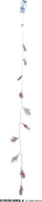 Immagine prodotto di Halloween scheletro mano ghirlanda decorazione spettrale partito elettrico ghirlande horror appeso decorazione mani scheletro scenario soggiorno highlight, colore: bianco