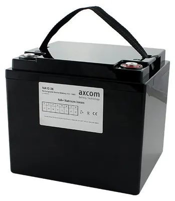 Produktbild von Axcom Natrium Ionen Akku 12V 36Ah mit M5 Kontakten
