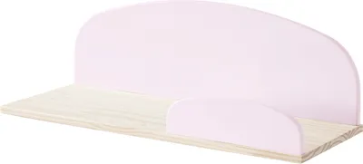 Produktbild von Kiddy Wandregal aus MDF, Rosa, mit den Maßen ca. 25x65x22 cm (HxBxT)