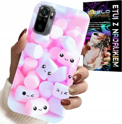 Obrázek produktu pro Pouzdro Pro Xiaomi Note 10 / 10S - Sladký Marshmallow Vzor, Pouzdro, Zadní Strana