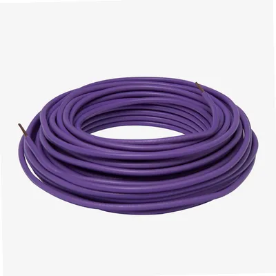 Imagen del producto de Cable eléctrico HO7V-U, 1,5 mm², color púrpura, 10 metros