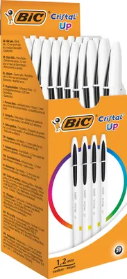 Produktbild von BIC Kugelschreiber Cristal Up Strichfarbe schwarz 20 Stück