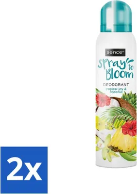 Image de Sence - Tropical Joy & Coconut - Déodorant - Exotique - 150 ml - economy pack - 2 pièces