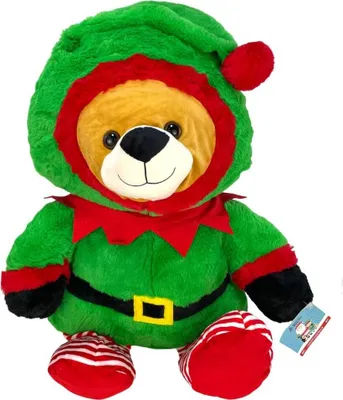 Produktbild von Weihnachtself Stofftier Teddy - ca. 60 cm