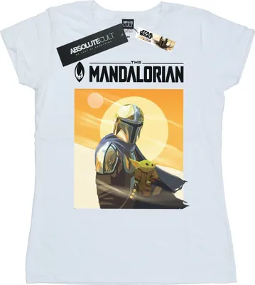 Produktbild von Star Wars - "The Mandalorian The Child" T-Shirt für Damen BI43113 (XL) (Weiß)