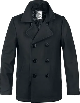 Produktbild von RED by EMP Herren schwarze Winterjacke mit Knopfleiste L