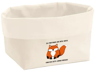 Produktbild von Huuraa Organizer Drück mich Fuchs 8 Liter Large Canvas Baumwolle Utensilo Geschenkidee