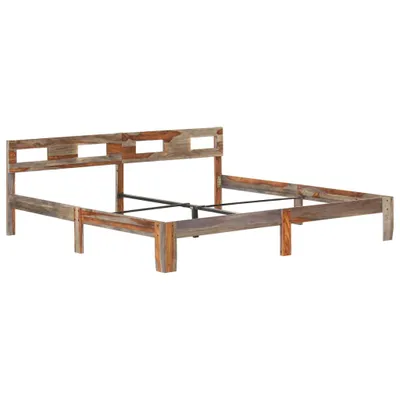 Image de vidaXL Lit en bois massif sans matelas 200x200 cm