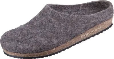 Produktbild von Stegmann 108 Tiroler Steinschaf Uni Wollfilz-Pantoffeln grau, 17-821-8850
