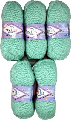 Immagine prodotto di Lana da maglia verde menta, 100 g
