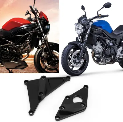 Produktbild von Paar Motorrad-Rahmenschieber, Crash-Schutz, schwarzer Modifikationsersatz für Suzuki SV650 2016–2018