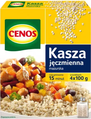 Zdjęcie produktu dla Cenos Kasza Jęczmienna Mazurska 400 G (4 X 100 G)