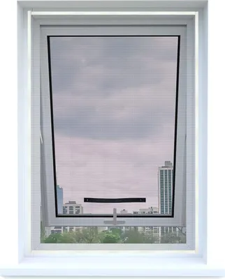 Obrázek produktu pro Černá drátěná síťka do střešního okna – ochrana proti hmyzu – 130 x 150 cm