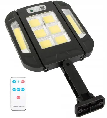 Obrázek produktu pro Verk 12291 Solární osvětlení 136 LED, IP67, senzor pohybu,/soumraku, dálkové ovládání