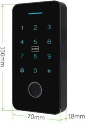 Obrázek produktu pro Inteligentní WIFI TUYA klávesnice s biometrií a RFID čtečkou | ZONEWAY F100