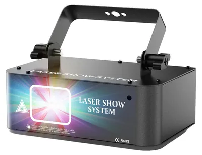 Image de Projecteur laser à animation 3D, motifs RVB,DMX, prise européenne