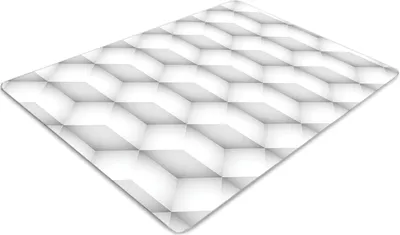 Produktbild von Stuhlunterlage Bürostuhlunterlage 120 cm x 90 cm Bodenmatte Bürostuhlunterlage - Würfel