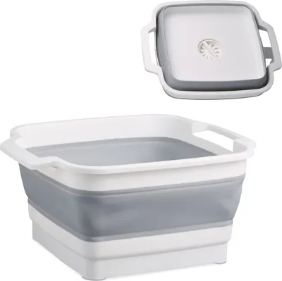 Zdjęcie produktu dla relaxdays Składana umywalka 9 litrów