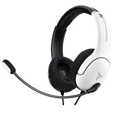 Produktbild von PDP LVL40 Wired Stereo: Black & White 500-162-BW, On-ear Gaming Headset Schwarz-Weiß