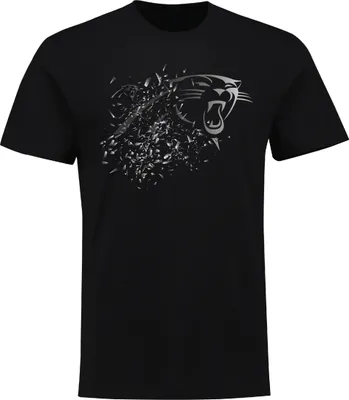 Produktbild von NFL Carolina Panthers Shatter Graphic Logo Football Shirt schwarz (M)