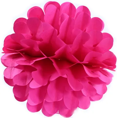 Zdjęcie produktu dla Rozeta Papierowa Pompon 25Cm Bibuła Różne Kolory