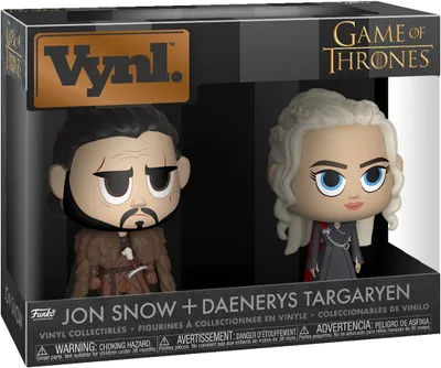 Produktbild von Game Of Thrones - Jon Snow + Daenerys Targaryen - Funko Vynl Figuren