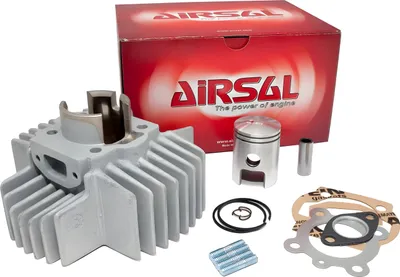 Obrázek produktu pro Sada pístů Airsal T6-Racing, 49 ccm, hliníková, vzduchem chlazená, pro motocykl Puch Maxi E E50