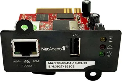 Zdjęcie produktu dla ROLINE 19.40.2021, Karta zarządzania siecią, Wielobarwny, LineSecure III, RJ-45, 69 mm, 68 mm