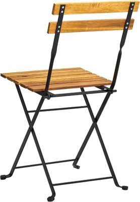 vidaXL 3dílný bistro set Skládací z masivního dřeva Akácie
