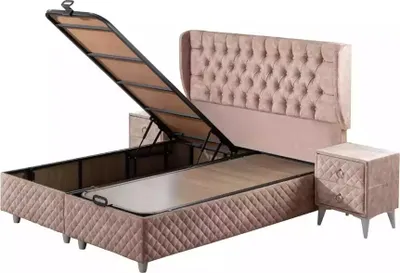 Obrázek produktu pro Betten Hotelbett 160x200cm inkls. Matratze Bettgestell Design weiches Bettbett