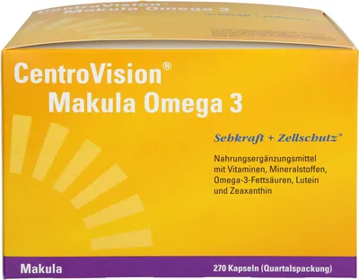 Produktbild von CentroVision Makula Omega 3 Kapseln, 270 St. Kapseln