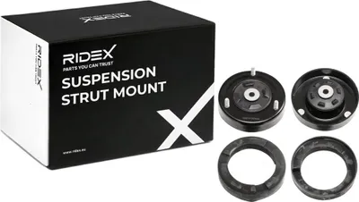 Produktbild von RIDEX 1180S0986 Federbeinstützlager Hinten für BMW 5 Limousine (E39) 7 (E38)