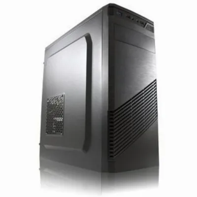 Produktbild von LC-Power 7037B, Midi Tower, PC, Schwarz, ATX, micro ATX, Mini-ITX, Metall, Kunststoff, 14,5 cm