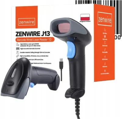 Immagine prodotto di Lettore - Scanner di codici a barre - Stazionario - Laser - EAN - USB - Cablato - 1D