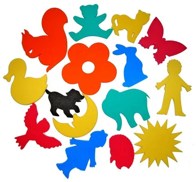 Produktbild von Badesticker - Moosgummitiere Spielen Stärke 0,8cm - 15 Stück