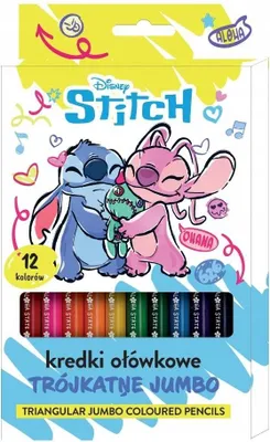 Immagine prodotto di Pastelli a matita JUMBO, 12 colori, per bambini dai 3 anni in su, a forma triangolare, morbidi, 1 pezzo