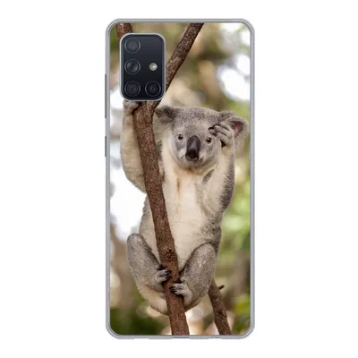 Produktbild von MuchoWow® Handyhülle Schutzhülle Hülle für Samsung Galaxy A51 Koala - Äste - Tier - Kinder - Jungen - Mädchen Silikon Softcase Handy Hülle - Schutzabdeckung