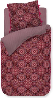 Immagine prodotto di Pip Studio biancheria da letto PIP Il Mosaico_Dark Red_DE_UV_155x220 155 x 220 cm + 1x 80 x 80 cm 1 copripiumino, 1 federa