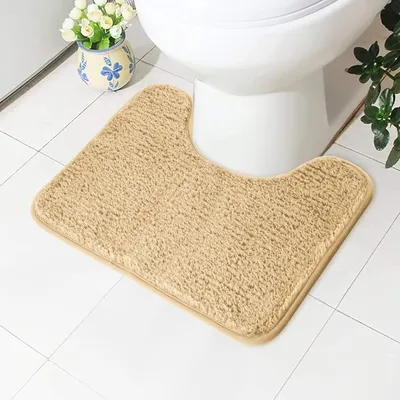 Obrázok produktu pre Podložky na toaletu, tvarované, extra mäkké, 50 x 40 cm, protišmykové, vhodné do kúpeľne