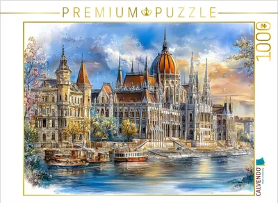 Produktbild von CALVENDO Puzzle Budapest - Parlamentsgebäude | 1000 Teile Lege-Größe 64x48cm Foto-Puzzle für glückliche Stunden
