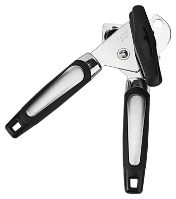 Edelstahl-Dosenöffner, 3-in-1, ergonomisch, für Senioren