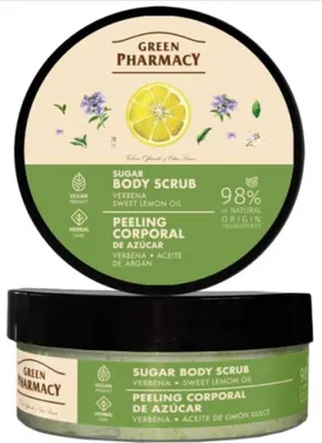 Obrázek produktu pro Tělový peeling Green Pharmacy verbena a citronö l 200 ml