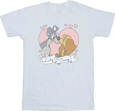 Produktbild von Disney - "Lady And The Tramp" T-Shirt für Damen BI16811 (XXL) (Weiß)