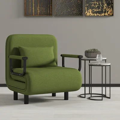 Imagen del producto de Sofá cama - Colchón plegable - Cama extraíble - Sillón convertible en cama - Sofá - - Relleno de espuma viscoelástica - Tela lavable